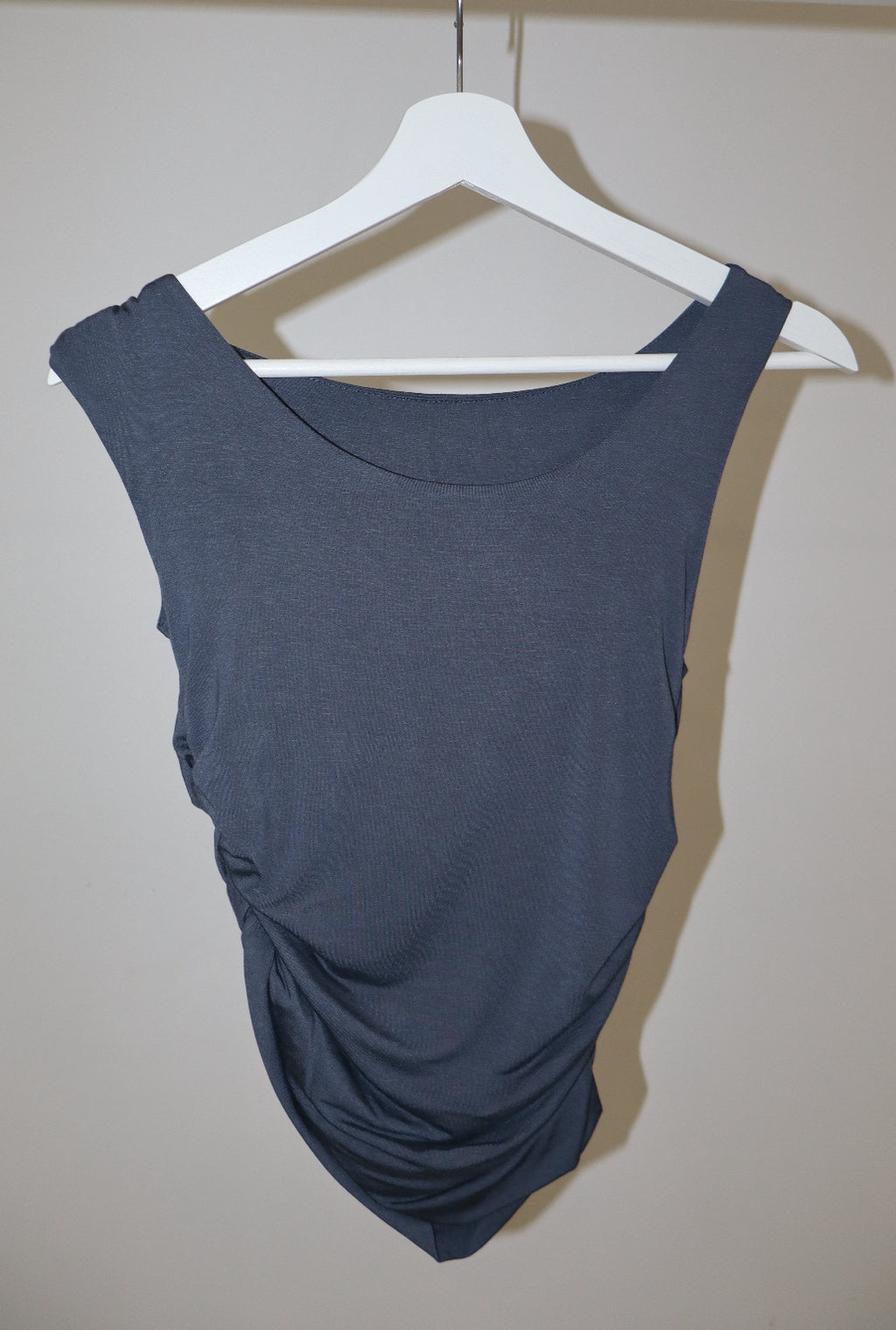 Round Neck Off-the Shoulder Top