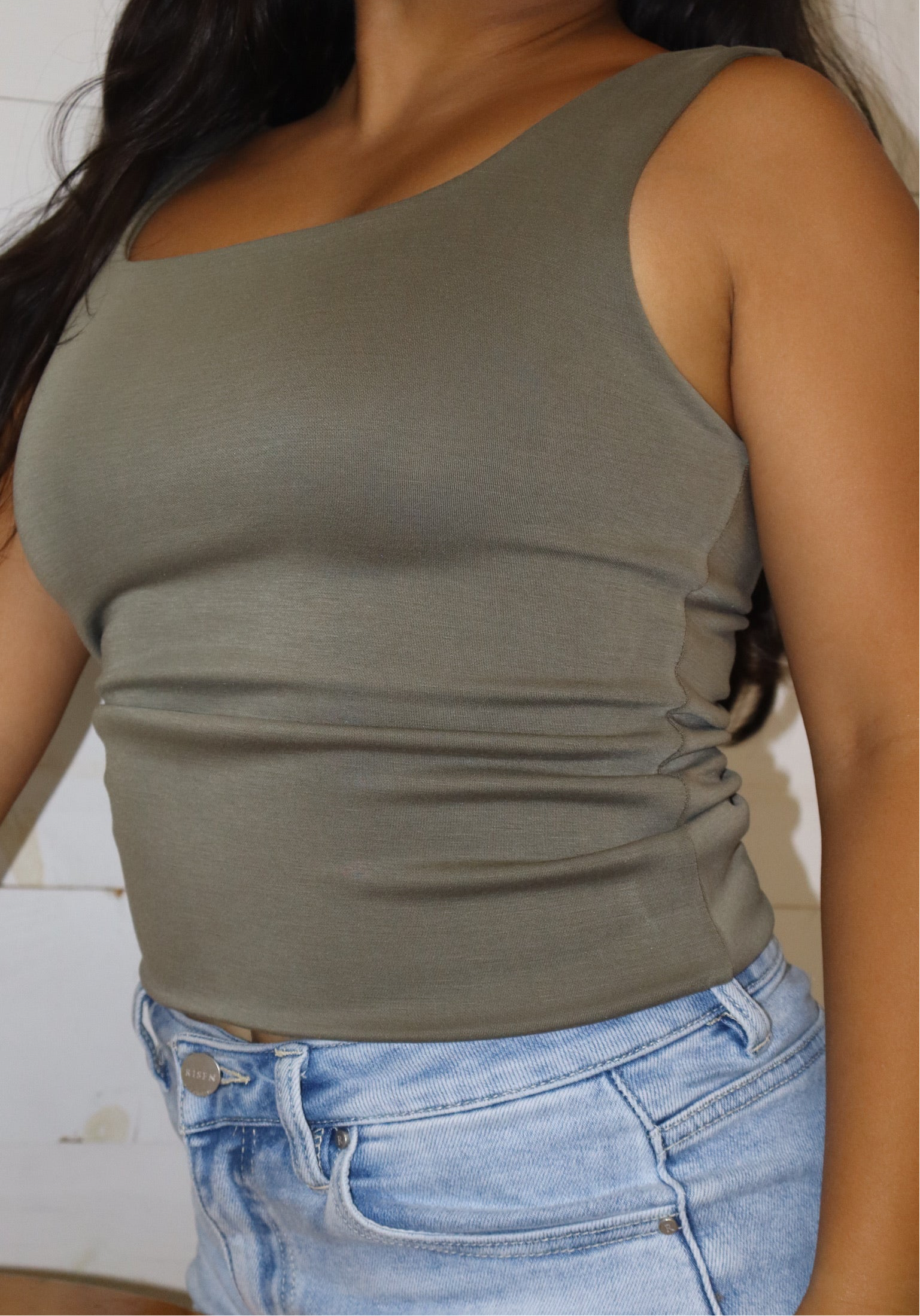 Modal Square Sleeveless Tank