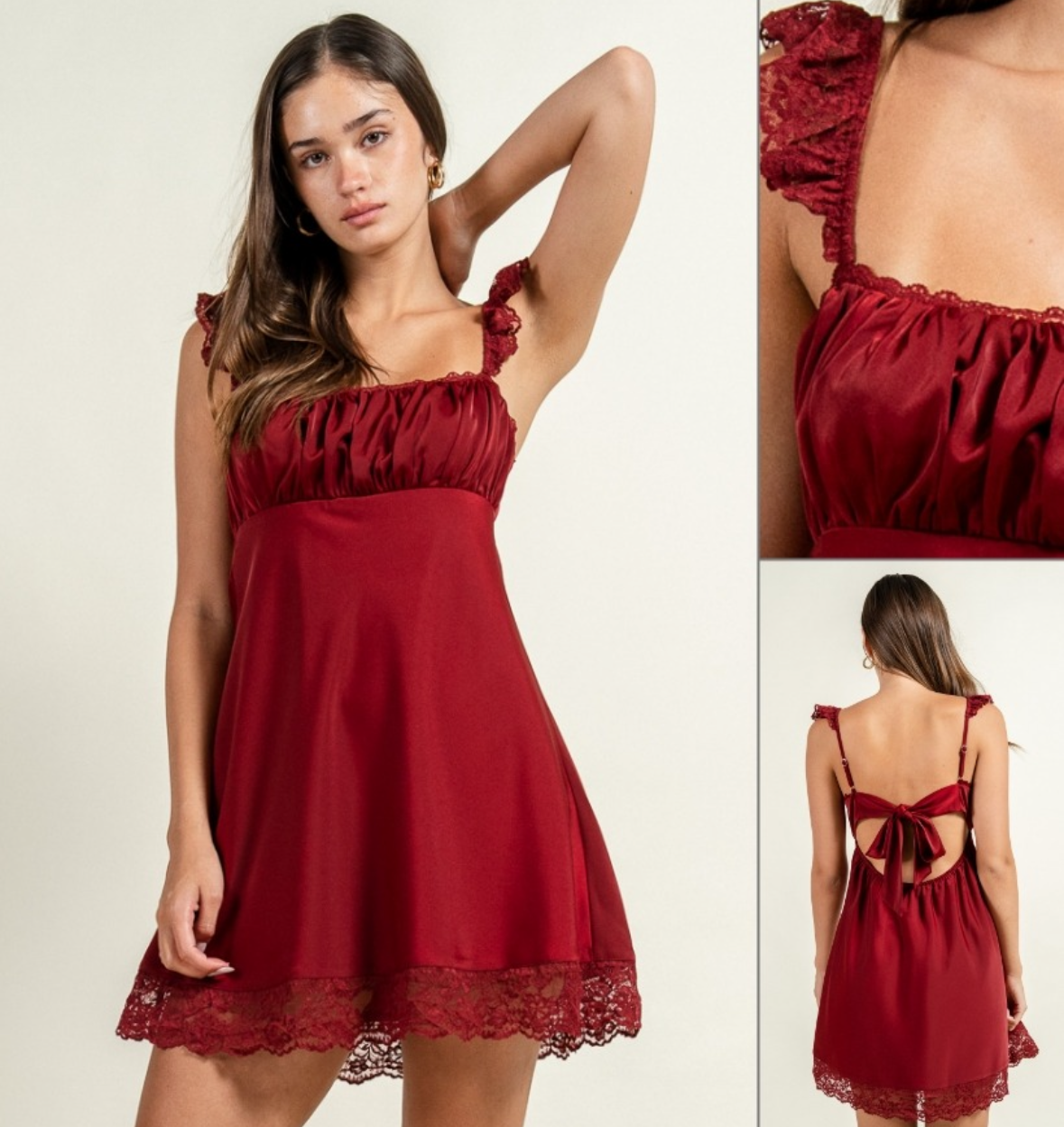 Vivienne Lace Mini Dress