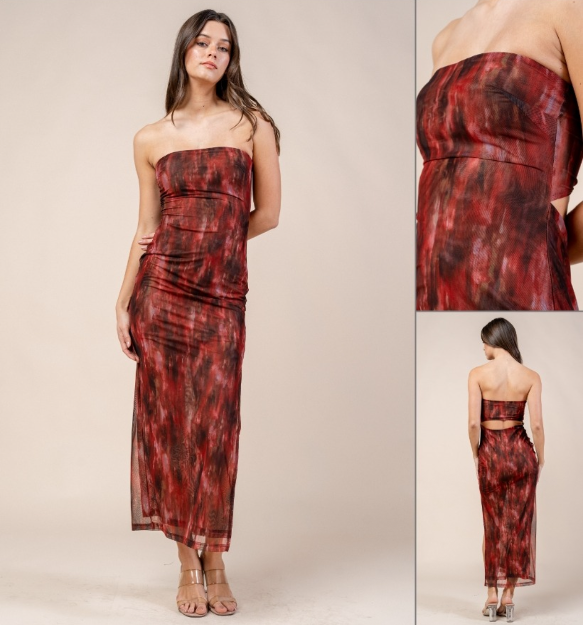 Emberline Strapless Dress