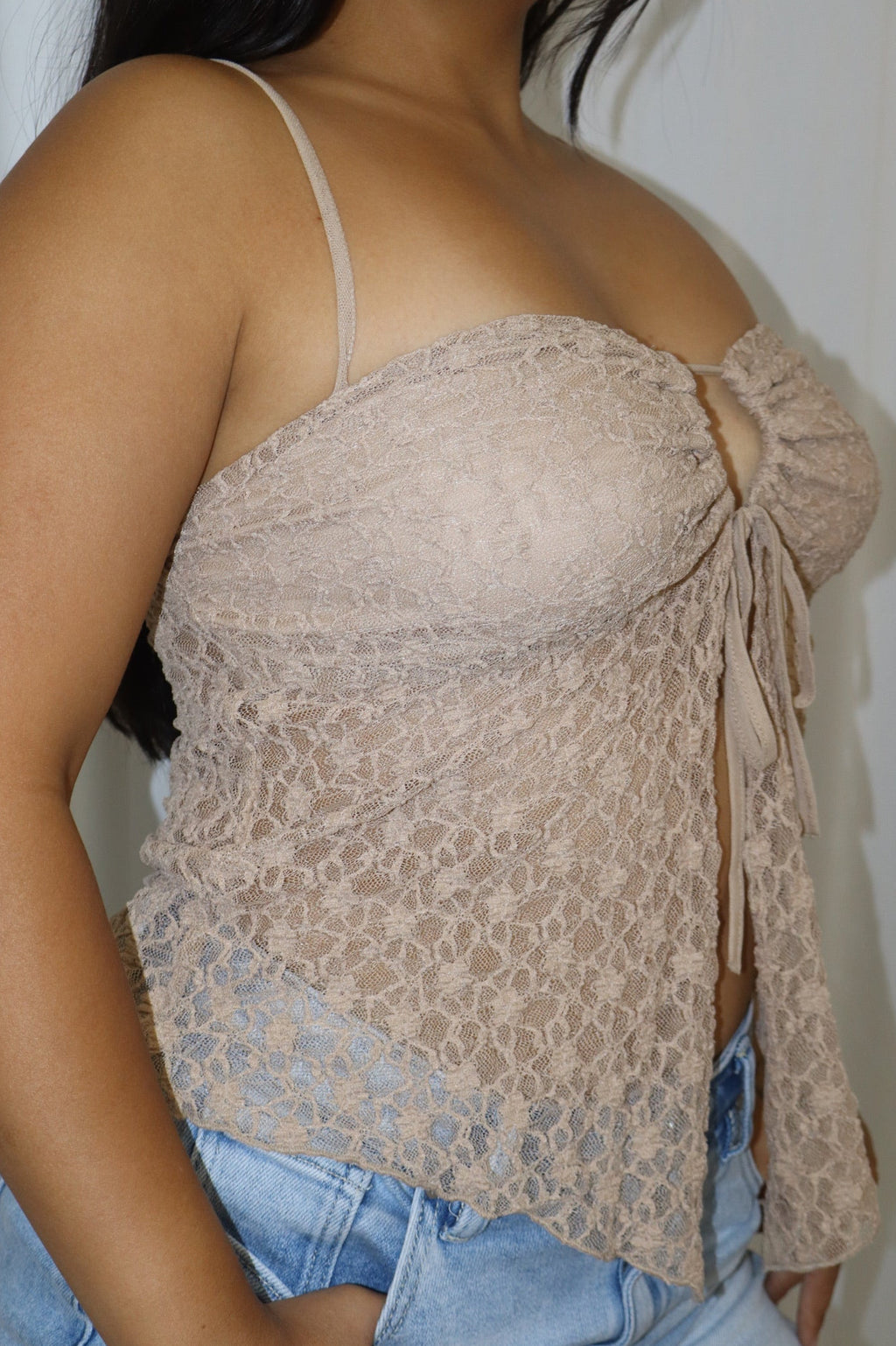 Lace mermaid tank top