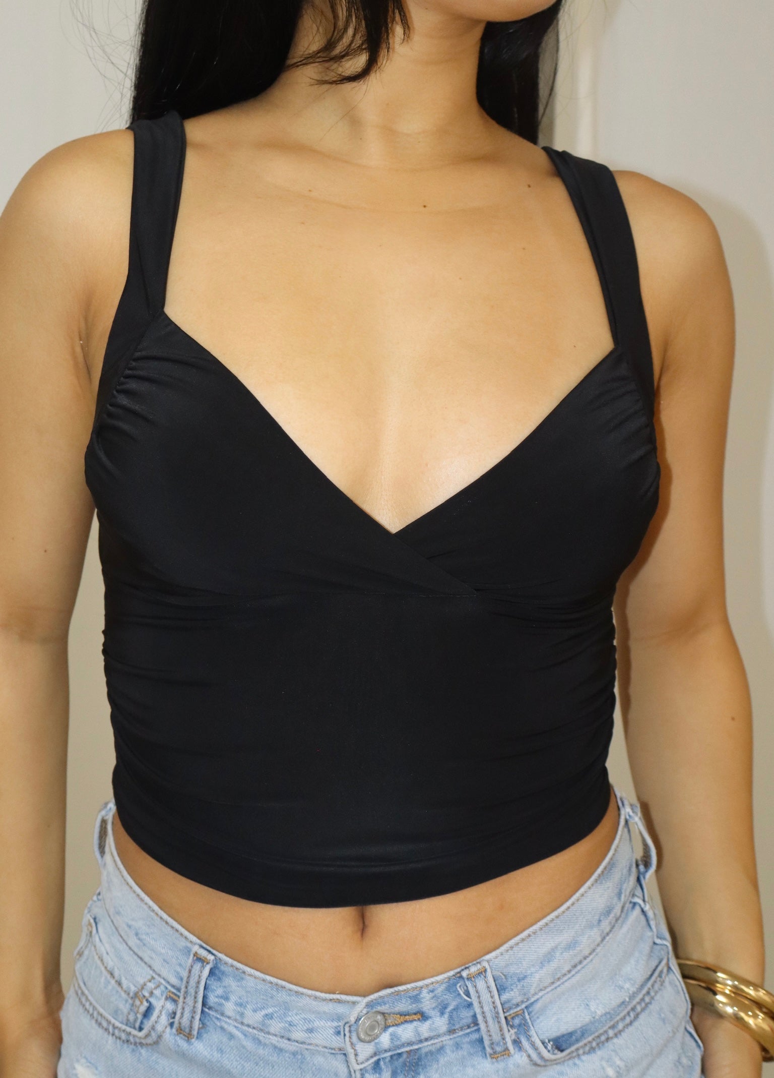 Open Back Tie Crop Top