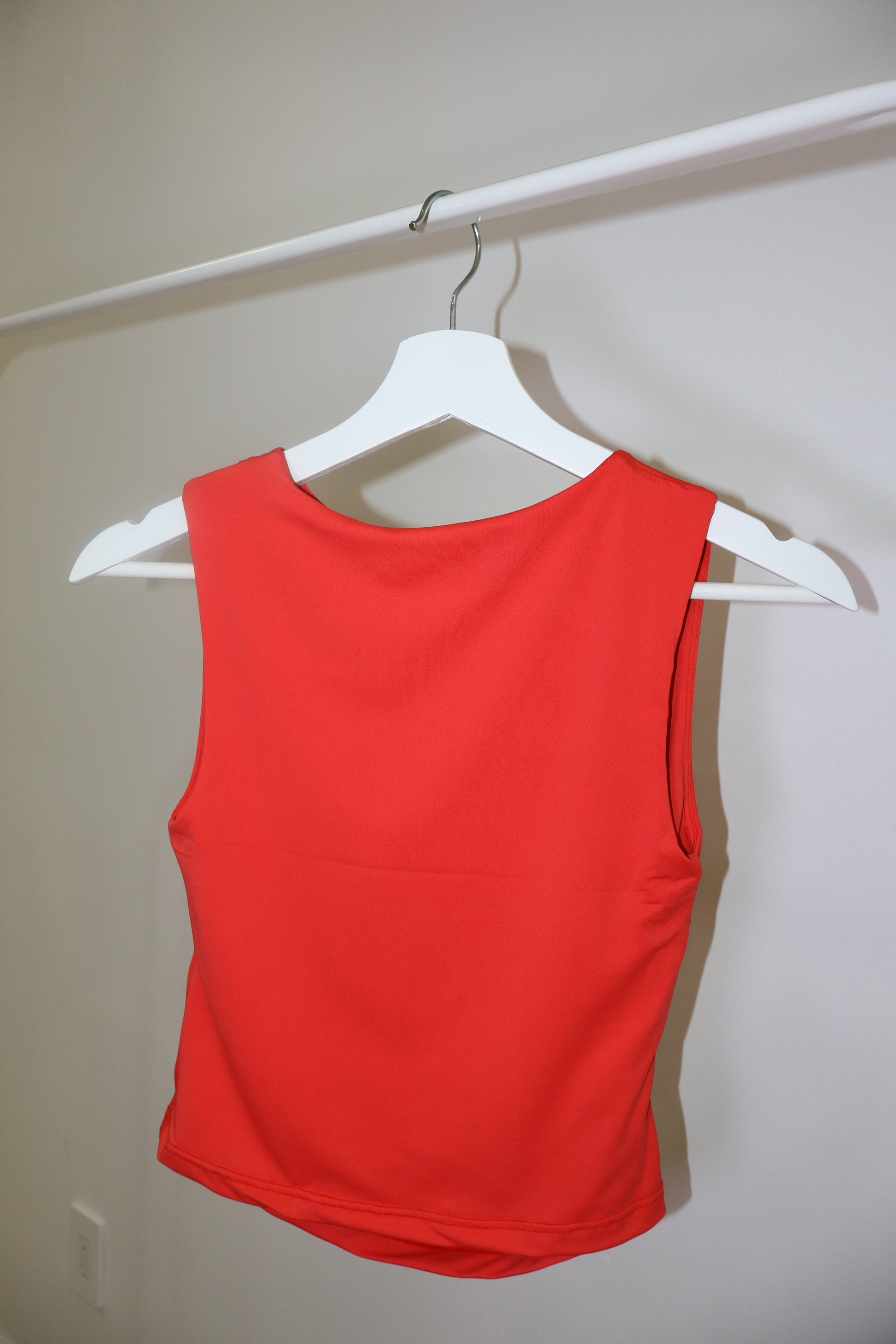 Contour Draped Jersey Boatneck Top