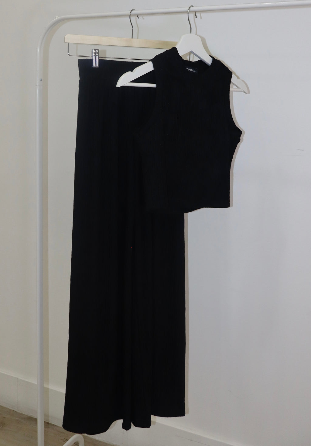 Crinkled Plisse 2pc Loungewear Set