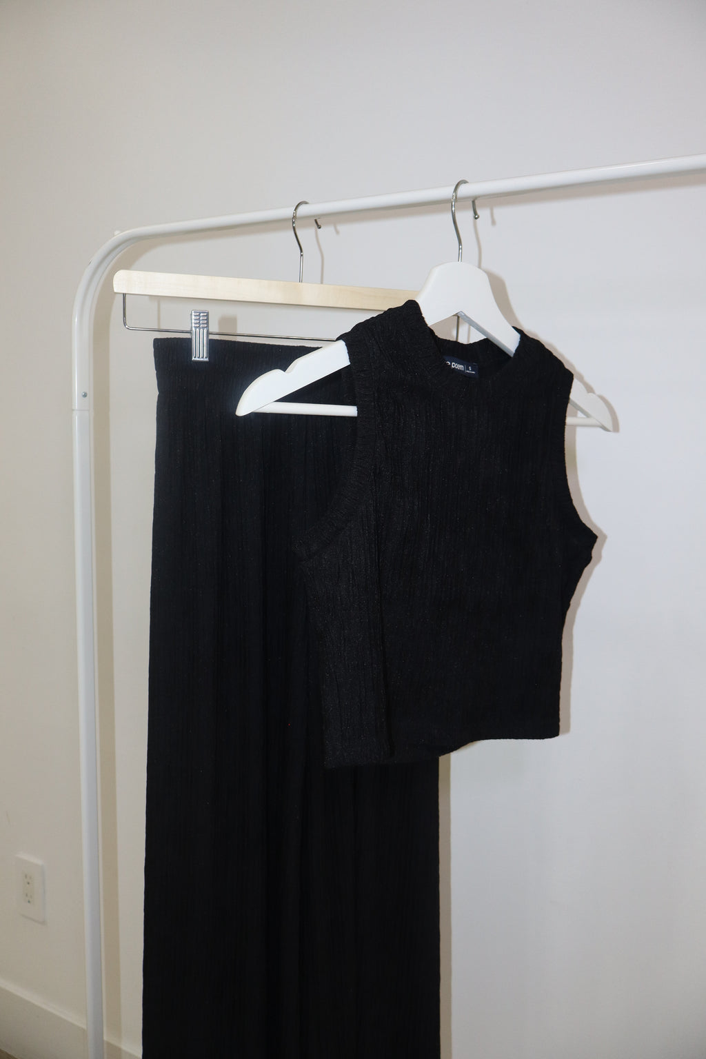 Crinkled Plisse 2pc Loungewear Set