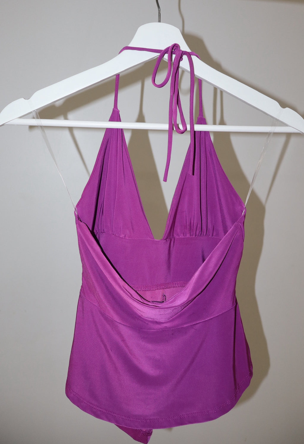 Halter Asymmetrical V Top