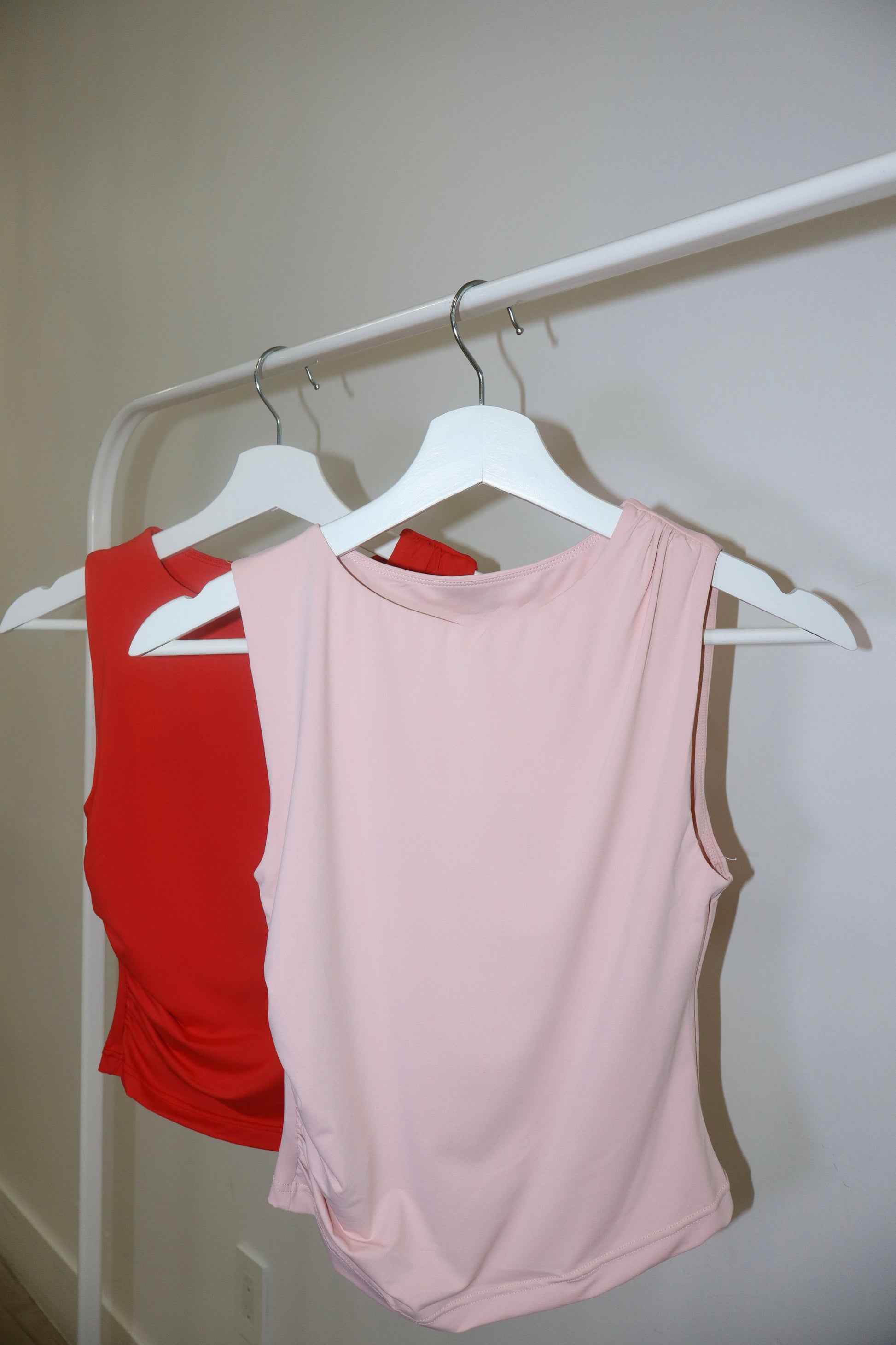 Contour Draped Jersey Boatneck Top